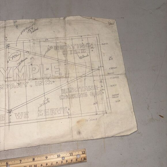 Vintage Billboard Ad Sample: Dalrymple Oil / Frigidaire Lawrence Massachusetts - Picture 4 of 4